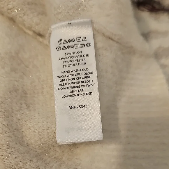 Laura Ashley Cream Textured Sweater - Picture 5 of 6